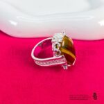 BAGUE AQIQA en ARGENT marjan bijouterie 3
