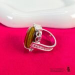 BAGUE AQIQA en ARGENT marjan bijouterie 3
