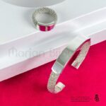 Ensemble bracelet / bague argent adulte