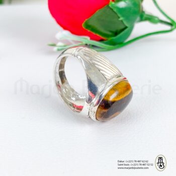 Bague aqiqa en argent