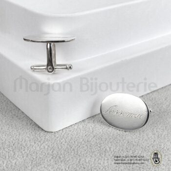 Bouton Machette Personnalisé en Argent