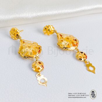 Boucle d'oreille langal en Or 18k