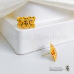 Boucle d'oreille vice en or 18k