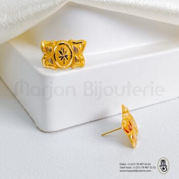 Boucle d'oreille vice en or 18k