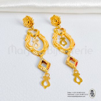 Boucle d'oreille langal en Or 18k
