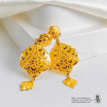 Boucle d'oreille langal en Or 18k