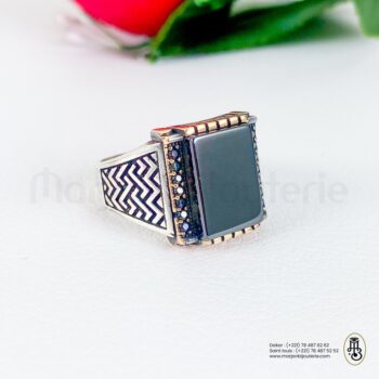 Bague Aqiqa en argent