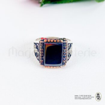 Bague Aqiqa en argent