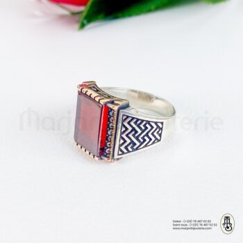 Bague Aqiqa en argent
