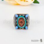 Bague aqiqa en argent