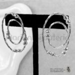 Boucle d'oreille en argent