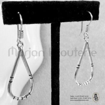 Boucle d'oreille en argent
