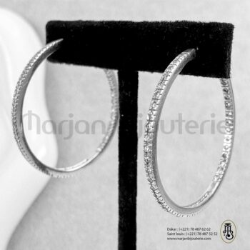Boucle d'oreille en argent