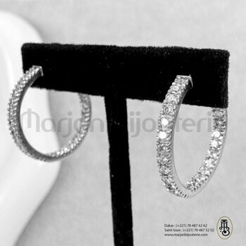Boucle d'oreille en argent
