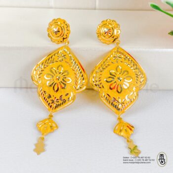 Boucle d'oreille langal en Or 18k