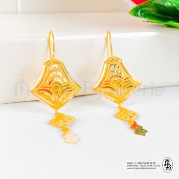 Boucle d'oreille langal en Or 18k