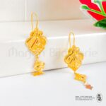 Boucle d'oreille langal en Or 18k
