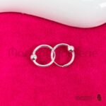 Boucle d'oreille en argent pour enfant