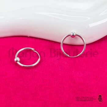 Boucle d'oreille en argent pour enfant