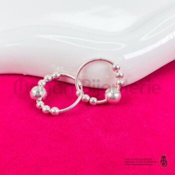 Boucle d'oreille  en argent pour enfant