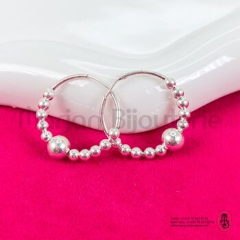 Boucle d'oreille en argent pour enfant