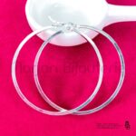 Boucle d'oreille créole en argent