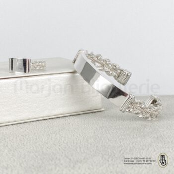 Ensemble bracelet / bague en argent adulte