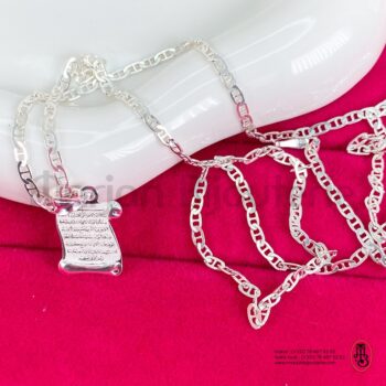 Chaine ayatul kursi en argent