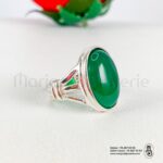 bague argent aqiqa Pierre 24