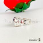 bague argent aqiqa Pierre 33