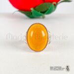 bague argent aqiqa Pierre 36