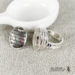 Bague aqiaqah en argent personnalise