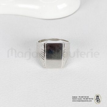 Bague chevalière en argent