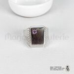 Bague chevaliére argent 925 8