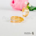 Boucle d'oreille 3Or 18k