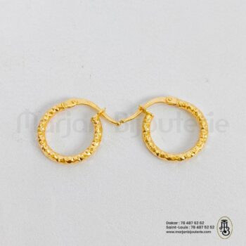 Boucle d'oreille en Or 18k  pour  enfant