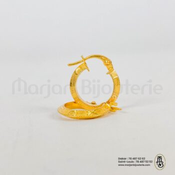 Boucle d'oreille en or 18k  pour enfant