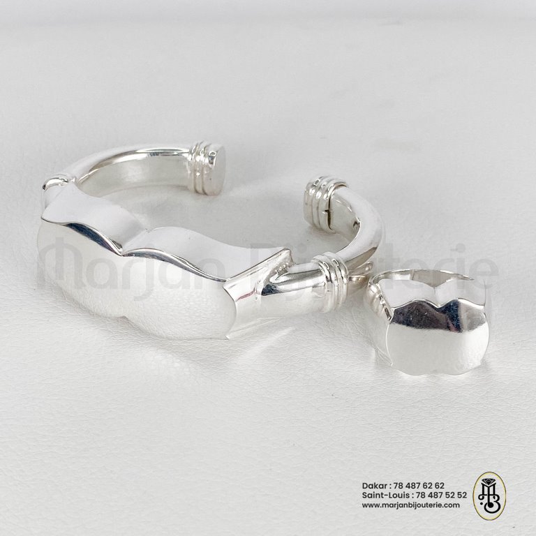 Bracelet et Bague en Argent adulte