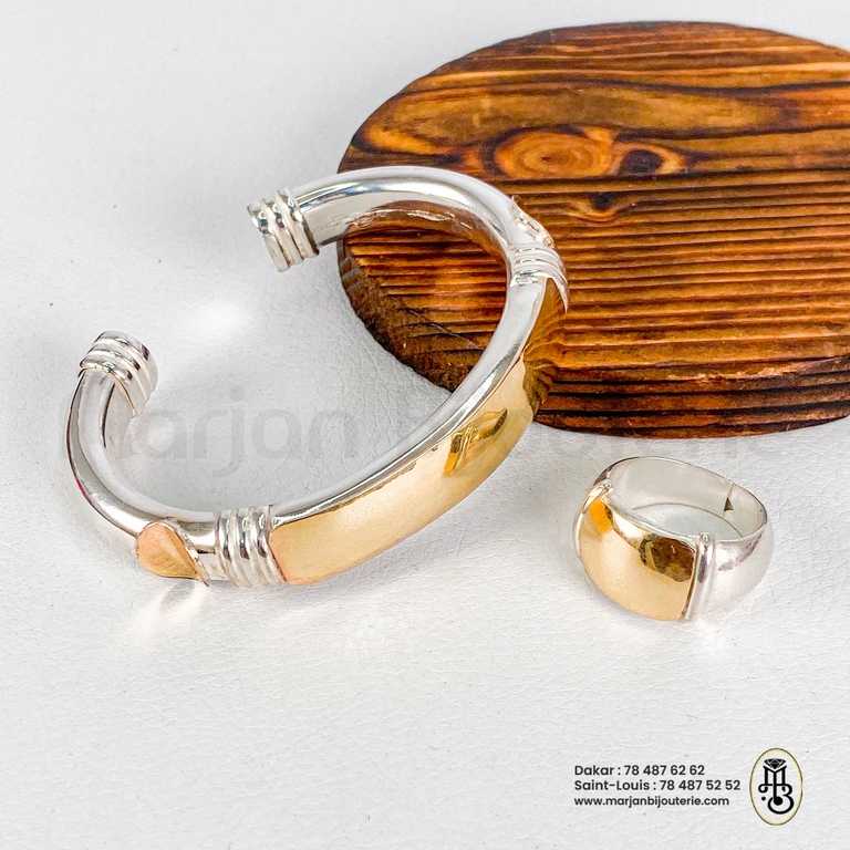 Bracelet / bague Or Argent