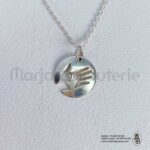 Chaine en argent pendif