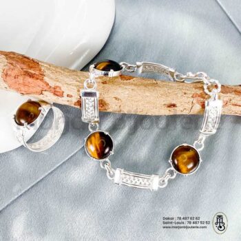 Bracelet et bague en argent