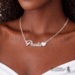 Collier prenom en argent pour femme