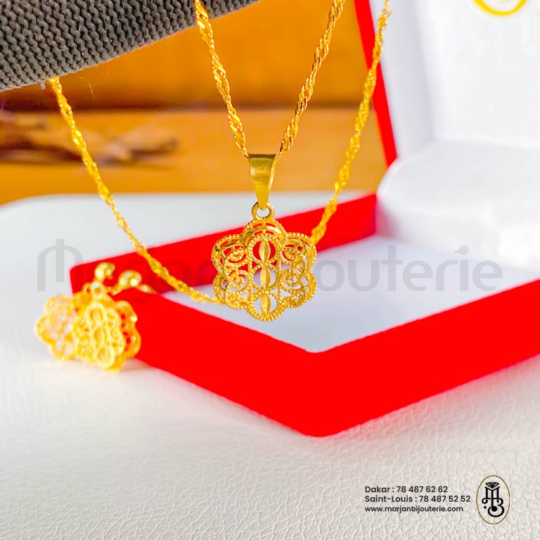 Ensemble en or 18k