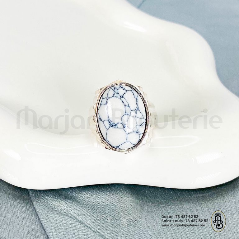 Bague Aqiqa en argent
