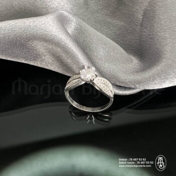 Bague Solitaire en Argent