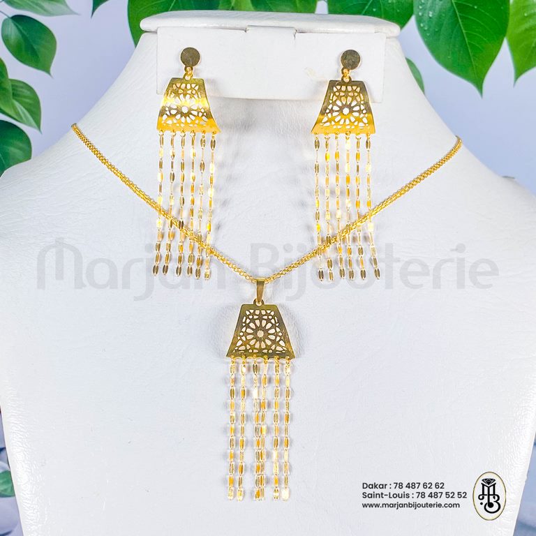 Ensemble en or 18k