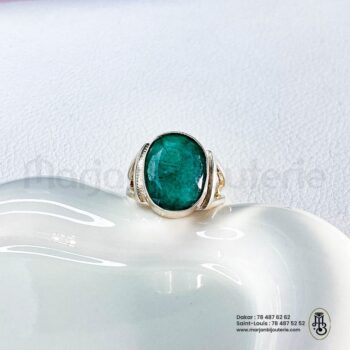 Bague Ovale en Argent Massif💚
