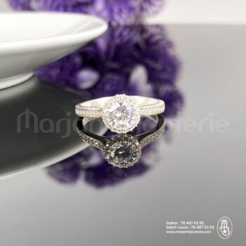 Bague de Fiançailles en Argent💍🥰❤️