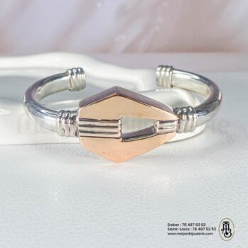 Bracelet Jonc Argent et Or