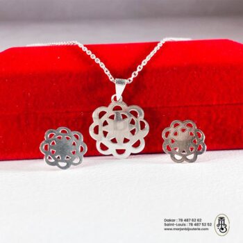 Parure en argent_Motif Fleur de Vie_Rosace✨🤍